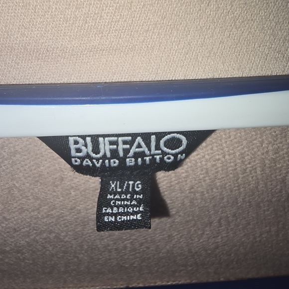 BUFFALO DAVID BITTON Knit Denim Jacket XL - Picture 6 of 6